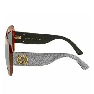 Gucci oversized sunglasses with silver glitter arms Gucci | Accessories | Gucci Oversized Sunglasses With Silver  main image 3